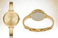Michael Kors Jaryn Analog Quartz Gold Dial Gold Steel Strap Watch For Women - MK3546
