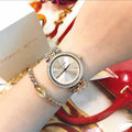 Michael Kors Darci Silver Dial Two Tone Steel Strap Watch for Women - MK3405
