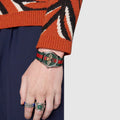 Gucci Le Marche des Merveilles Red & Green Dial Red & Green Nylon Strap Unisex Watch - YA1264060