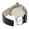 Marc Jacobs Lidia Stripe Glitz Black Dial Black Leather Strap Watch for Women - MBM1166
