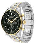 Movado Heritage Calendoplan Chronograph Green Dial Two Tone Steel Strap Watch For Men - 3650167