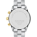 Movado Heritage Calendoplan Chronograph Green Dial Two Tone Steel Strap Watch For Men - 3650167