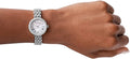 Emporio Armani Rosa Quartz White Dial Silver Steel Strap Watch For Women - AR11354