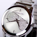 Michael Kors Harman Analog Silver Dial Silver Steel Strap Watch For Women - MK3672