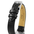 Daniel Wellington Classic Petite Reading White Dial Black Leather Strap Watch For Women - DW00100241