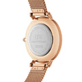 Daniel Wellington Petite Melrose Pink Dial Rose Gold Mesh Strap Watch For Women - DW00100368