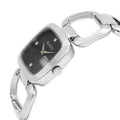 Gucci G Gucci Diamonds Black Dial Silver Steel Strap Watch For Women - YA125406