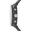 Armani Exchange Outerbanks Chronograph Grey Dial Grey Silicone Strap Watch For Men - AX7123