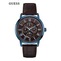 Guess Delancy Analog Brown Dial Brown Leather Strap Watch For Men - W0870G3