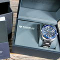 Tag Heuer Aquaracer Calibre 5 Blue Dial Silver Steel Strap Watch for Men - WAY201B.BA0927