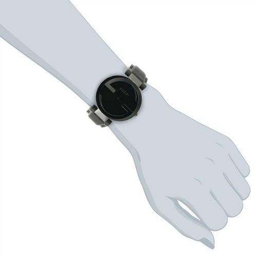 Gucci Interlocking G Black Dial Watch For Women - YA133302