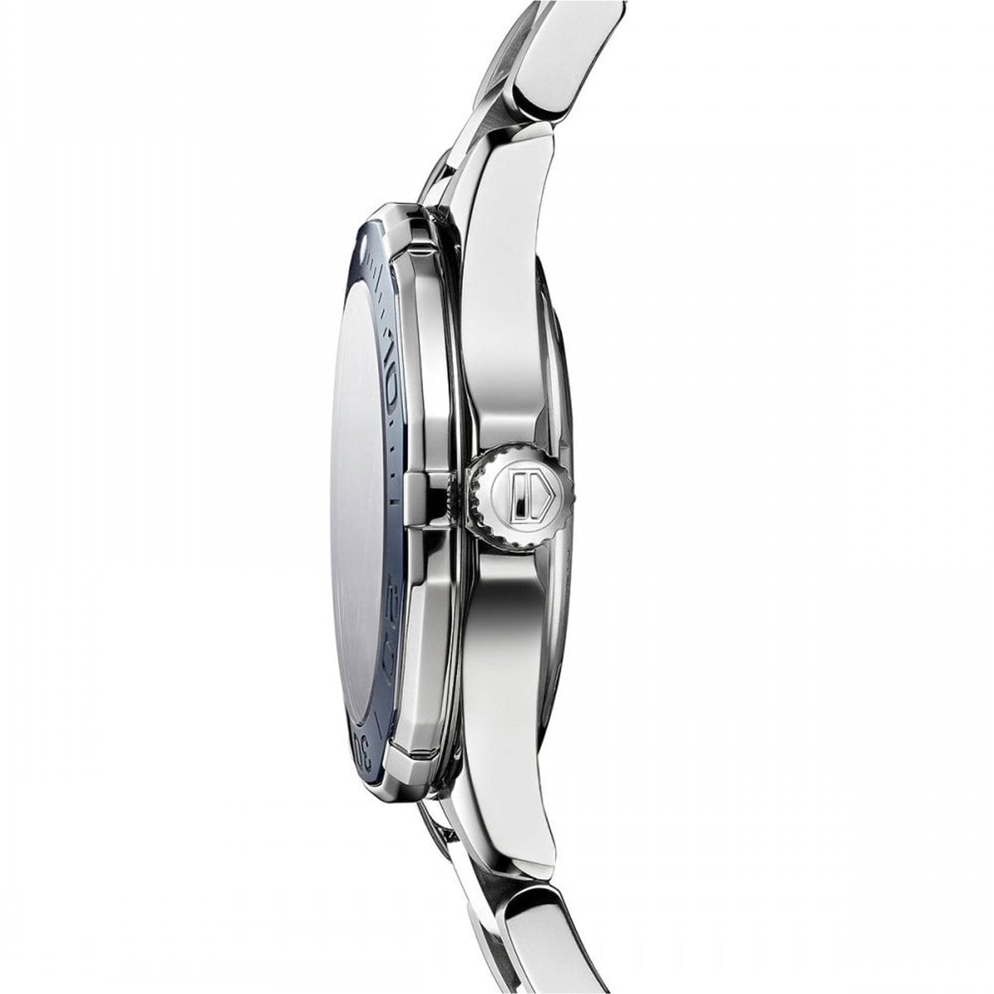 Tag Heuer Aquaracer Blue Dial Silver Steel Strap Watch for Women - WAY131S.BA0748