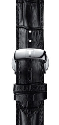 Tissot Ballade Powermatic 80 Cosc Black Dial Black Leather Strap Watch For Men - T108.408.16.057.00