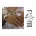 Gucci G Interlocking Silver Dial Silver Steel Strap Watch For Women - YA133308