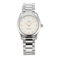 Omega Seamaster Aqua Terra Quartz Diamond Silver Dial Silver Steel Strap Watch for Women - 220.10.28.60.54.001