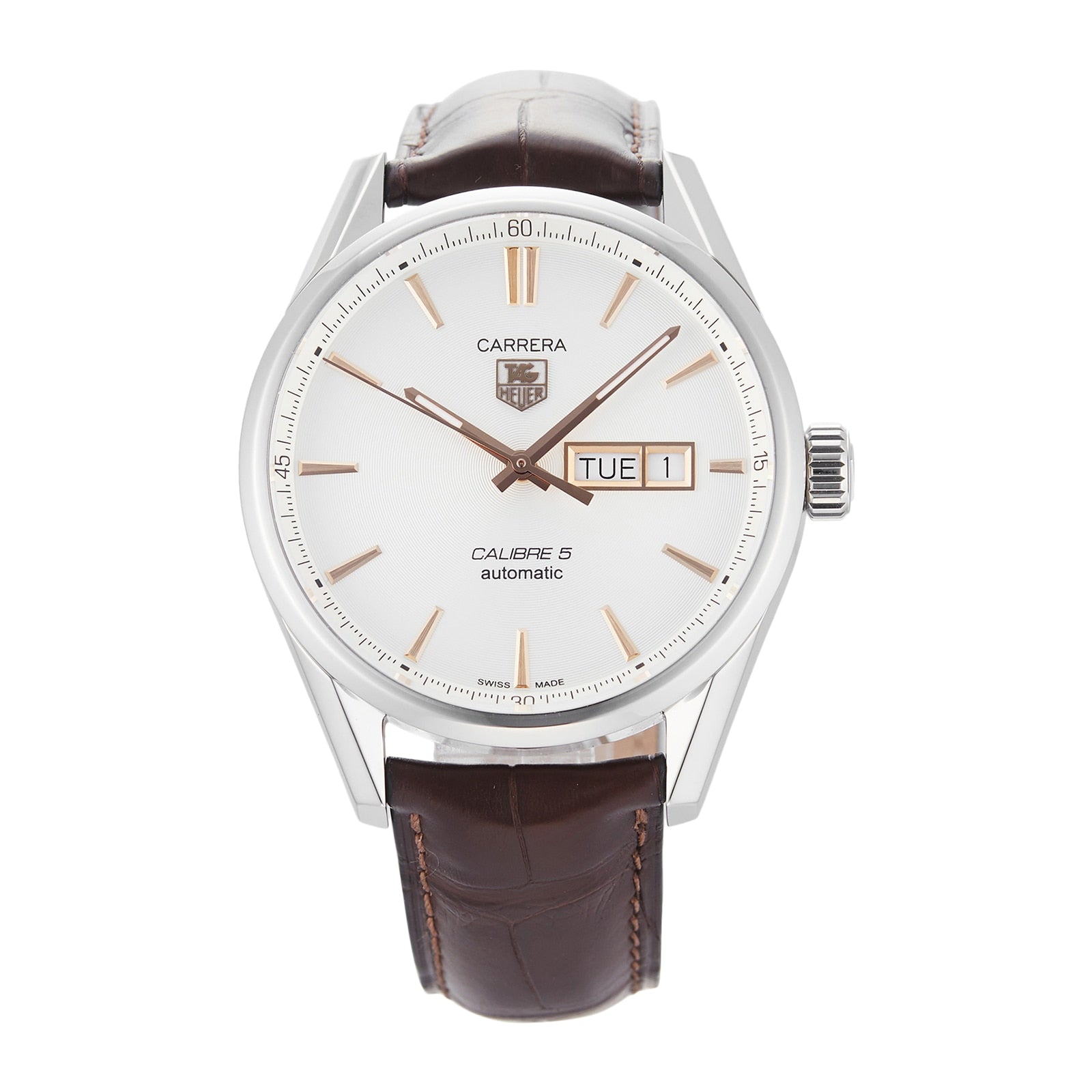 Tag Heuer Carrera White Dial Watch for Men - WAR201D.FC6291