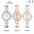 Coach Park Crystals Silver Dial Silver Steel Strap Watch for Women - 14503170