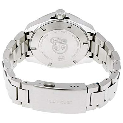 Tag Heuer Aquaracer Calibre 5 Blue Dial Silver Steel Strap Watch for Men - WAY201B.BA0927