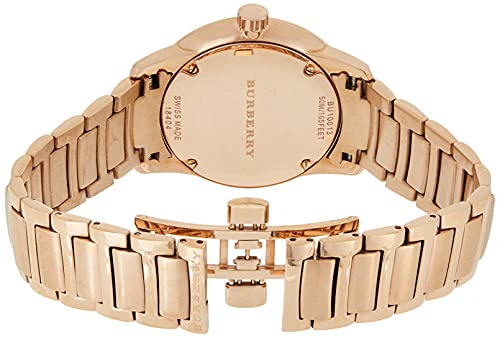 Burberry The Classic Rose Gold Dial Rose Gold Steel Strap Watch for Men - BU10013