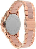 Michael Kors Ritz Chronograph Mother of Pearl White Dial Two Tone Steel Strap Watch For Women - MK6769