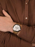 Tommy Hilfiger Sport White Dial Gold Steel Strap Watch for Men - 1791365