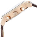 Tommy Hilfiger Kane Brown Dial Brown Leather Strap Watch for Men - 1710400