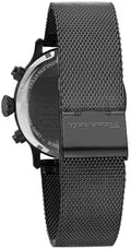 Maserati Epoca Chronograph Black Dial Black Mesh Strap Watch For Men - R8873618013