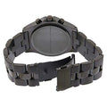 Marc Jacobs Blade Chronograph Black Dial Black Steel Strap Watch for Women - MBM3083
