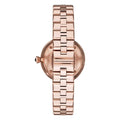 Emporio Armani Arianna Black Dial Rose Gold Stainless Steel Watch For Women - AR11197