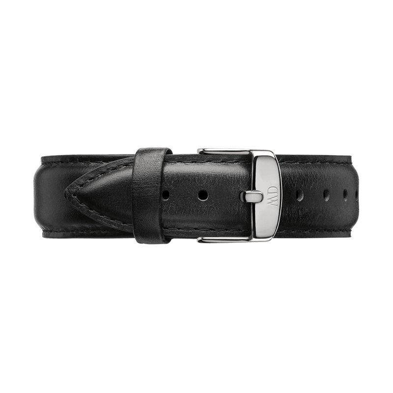 Daniel Wellington Classic Sheffield Black Dial Black Leather Strap Watch For Women - DW00100145