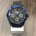 Guess Flagship Multifunction Chronograph Grey Dial Grey Steel Strap Watch for Men - W0601G1
