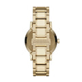 Burberry The City Gold Dial Gold Steel Strap Watch for Women - BU9033