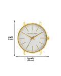 Michael Kors Pyper Quartz Silver Dial Brown Leather Watch For Women - MK2740