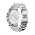 Salvatore Ferragamo Sapphire Chrono Black Dial Silver Steel Strap Watch for Men - SFME00321
