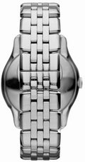 Emporio Armani Valente Chronograph Blue Dial Silver Steel Strap Watch For Men - AR1789