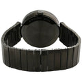 Gucci Interlocking Grammy XL Gold Dial Black Steel Strap Watch for Men - YA133209