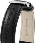 Hugo Boss Jet Blue Dial Black Leather Strap Watch for Men - 1513283