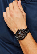 Hugo Boss Professional Black Dial Black Steel Strap Watch for Men - 1513528
