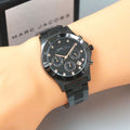 Marc Jacobs Blade Chronograph Blue Dial Blue Steel Strap Watch for Women - MBM8581