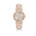 Michael Kors Delray Rose Gold Dial Rose Gold Steel Strap Watch for Women - MK4322