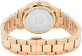 Daniel Wellington Iconic Link Grey Dial Rose Gold Steel Strap Watch For Women - DW00100336