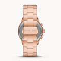 Michael Kors Bryn Chronograph Rose Gold Dial Rose Gold Steel Strap Watch For Women - MK7200