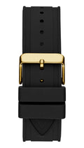 Guess Momentum Black Dial Black Rubber Strap Watch for Men - GW0263G1