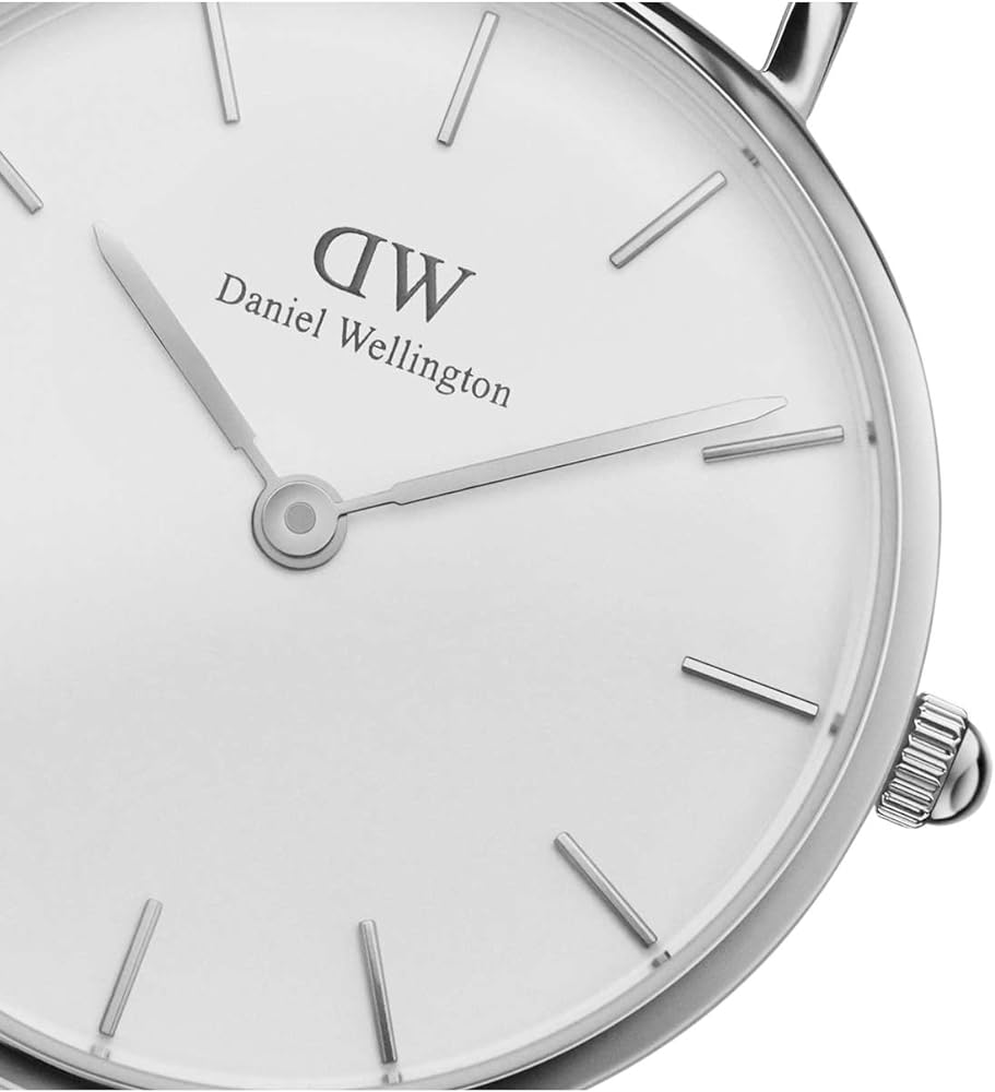Daniel Wellington Petite Bondi White Dial White Leather Strap Watch For Women - DW00100250