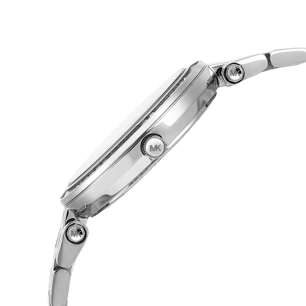 Michael Kors Darci Silver Dial Silver Stainless Steel Strap Watch for Women - MK3364
