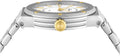 Salvatore Ferragamo F-80 Classic Silver Dial Silver Steel Strap Watch for Men - SFHY02922