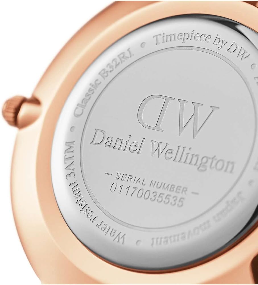 Daniel Wellington Petite Sheffield Black Dial Black Leather Strap Watch For Women - DW00100168