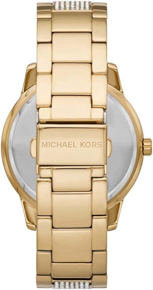 Michael Kors Tibby Multifunction Gold Dial Gold Steel Strap Watch For Women - MK7292