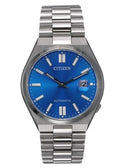 Citizen x Pantone Automatic Blue Dial Silver Steel Strap Watch For Men - NJ0158-89L