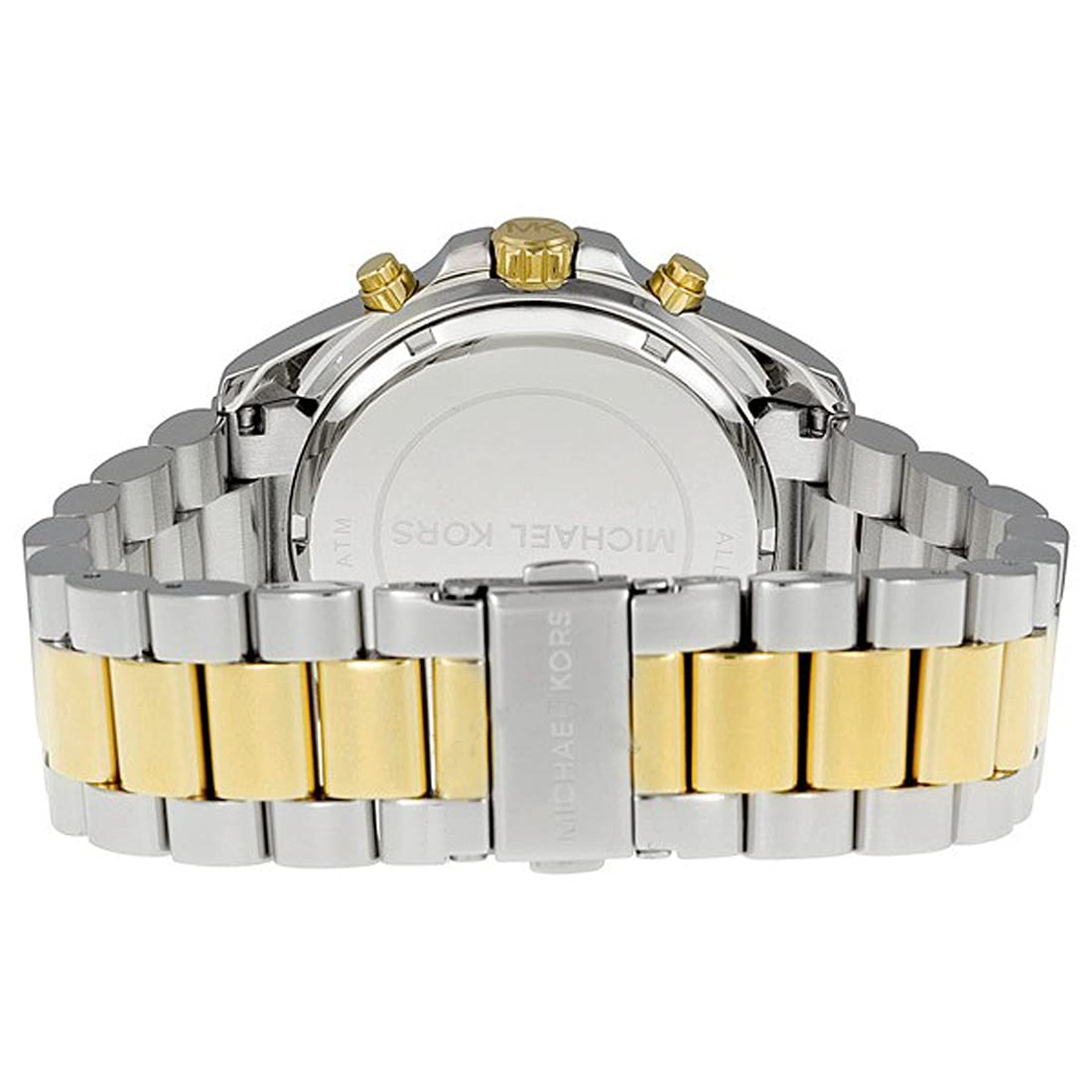 Michael Kors Bradshaw Silver Dial Two Tone Steel Strap Watch for Women - MK5627